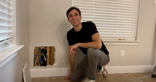 How to patch a drywall hole