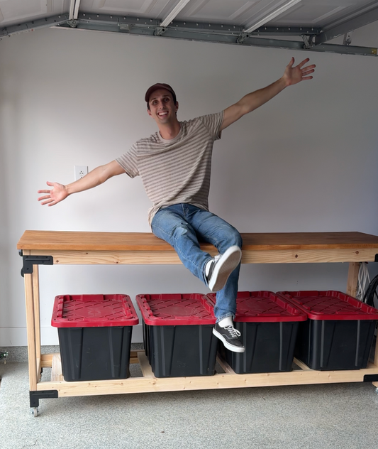 DIY Rolling Workbench