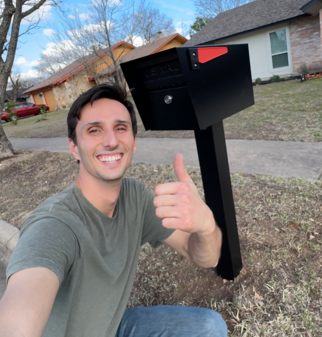 How to install a mailbox!